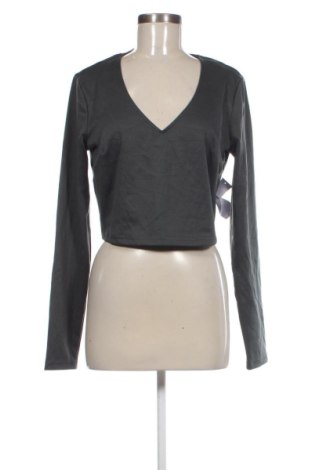 Дамска блуза Bubbleroom, Размер L, Цвят Сив, Цена 16,36 €