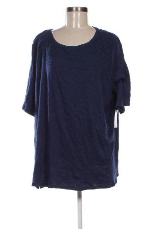 Дамска блуза Croft & Barrow, Размер XXL, Цвят Син, Цена 16,36 €