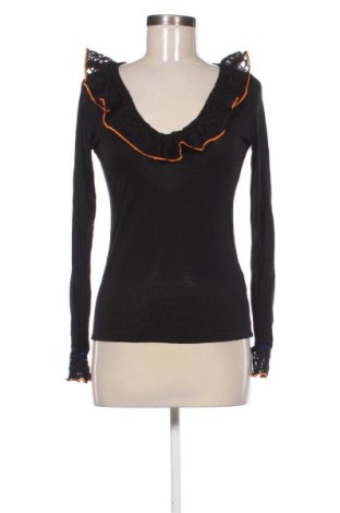 Дамска блуза Desigual, Размер M, Цвят Черен, Цена 24,55 €