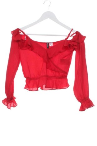 Bluză de femei H&M Divided, Mărime XXS, Culoare Roșu, Preț 60,99 Lei