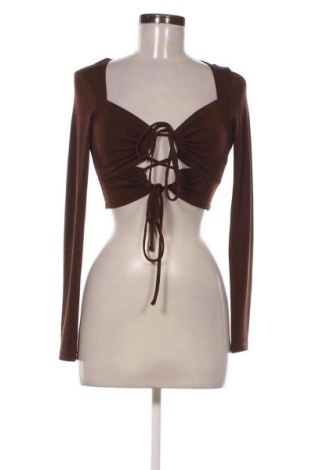 Γυναικεία μπλούζα H&M Divided, Μέγεθος XS, Χρώμα Καφέ, Τιμή 10,00 €