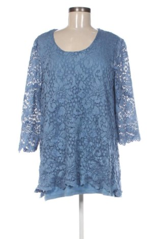 Bluzka damska JM Collection, Rozmiar XL, Kolor Niebieski, Cena 51,99 zł