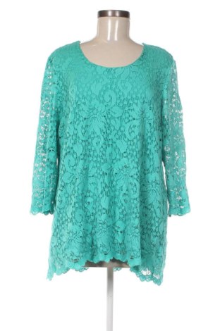 Дамска блуза JM Collection, Размер XL, Цвят Зелен, Цена 9,20 €