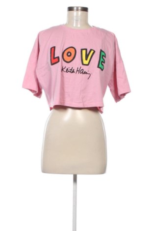 Damen Shirt Keith Haring, Größe M, Farbe Rosa, Preis 17,99 €