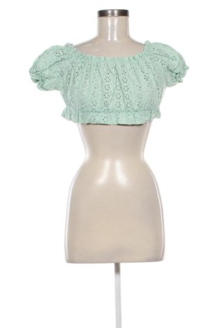 Bluzka damska Pull&Bear, Rozmiar M, Kolor Zielony, Cena 53,58 zł