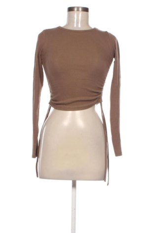 Γυναικεία μπλούζα Pull&Bear, Μέγεθος S, Χρώμα Καφέ, Τιμή 10,00 €