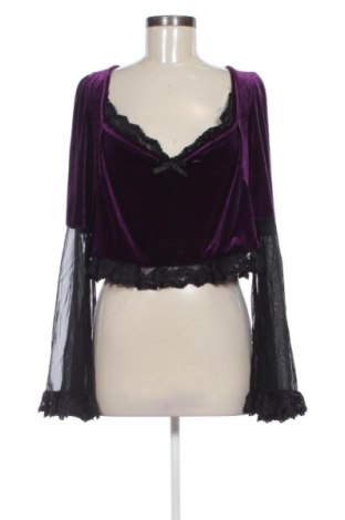 Bluzka damska Romwe, Rozmiar L, Kolor Fioletowy, Cena 51,99 zł