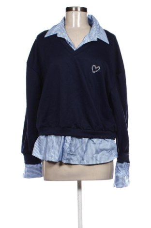 Дамска блуза SHEIN, Размер L, Цвят Син, Цена 10,22 €