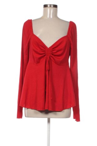 Bluzka damska SHEIN, Rozmiar 4XL, Kolor Czerwony, Cena 51,99 zł