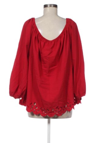 Bluză de femei SHEIN, Mărime 3XL, Culoare Roșu, Preț 60,99 Lei