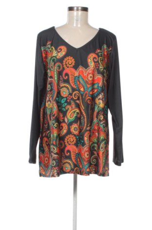 Γυναικεία μπλούζα Sakura, Μέγεθος XL, Χρώμα Πολύχρωμο, Τιμή 10,00 €