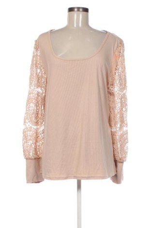 Дамска блуза Unbranded, Размер XL, Цвят Бежов, Цена 10,22 €