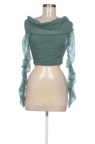 Дамска блуза Zara, Размер S, Цвят Зелен, Цена 14,00 €