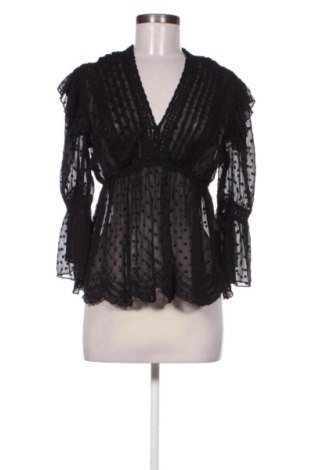 Дамска блуза Zara, Размер S, Цвят Черен, Цена 13,81 €