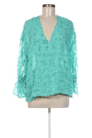 Γυναικεία μπλούζα Zara, Μέγεθος M, Χρώμα Πράσινο, Τιμή 16,99 €