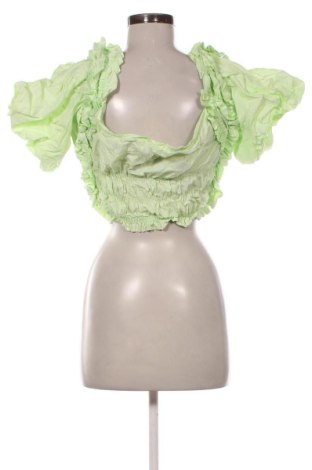 Дамска блуза Zara, Размер M, Цвят Зелен, Цена 10,00 €