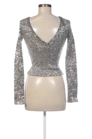 Bluzka damska Zara, Rozmiar S, Kolor Srebrzysty, Cena 72,99 zł