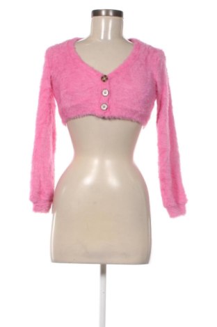 Cardigan de damă Bershka, Mărime S, Culoare Roz, Preț 91,99 Lei
