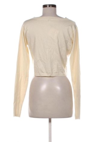 Cardigan de damă Bubbleroom, Mărime L, Culoare Ecru, Preț 76,86 Lei