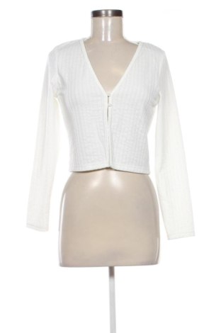 Damen Strickjacke H&M Divided, Größe M, Farbe Weiß, Preis 5,04 €