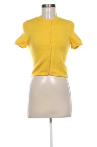 Damski kardigan H&M Divided, Rozmiar XXS, Kolor Żółty, Cena 126,43 zł