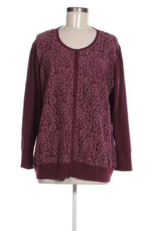 Damen Strickjacke Himmelblau by Lola Paltinger, Größe XXL, Farbe Lila, Preis 21,00 €