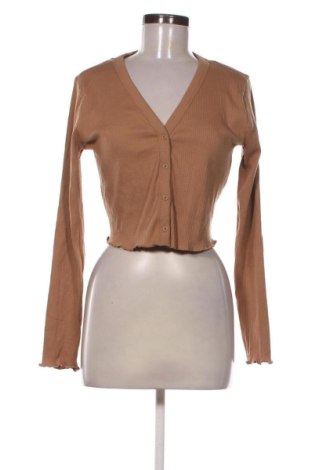 Damski kardigan Noisy May, Rozmiar M, Kolor Brązowy, Cena 112,04 zł