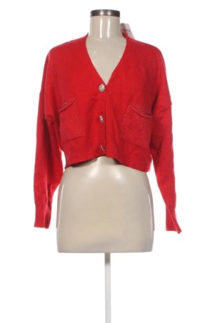 Damen Strickjacke Unbranded, Größe XL, Farbe Rot, Preis 12,99 €