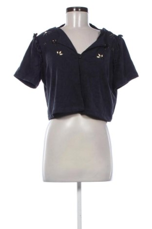 Дамска жилетка Zara, Размер XL, Цвят Син, Цена 14,31 €