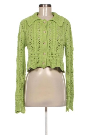 Дамска жилетка Zara, Размер S, Цвят Зелен, Цена 14,31 €