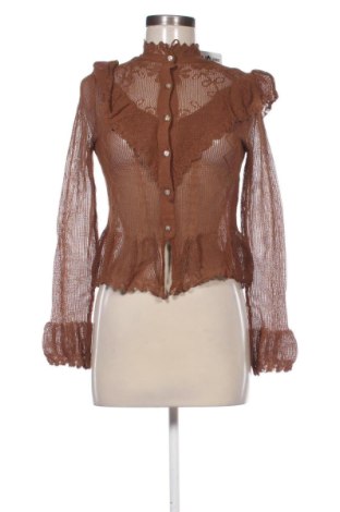 Cardigan de damă Zara, Mărime S, Culoare Maro, Preț 72,99 Lei