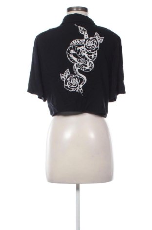 Cămașă de femei Bershka, Mărime M, Culoare Negru, Preț 34,05 Lei