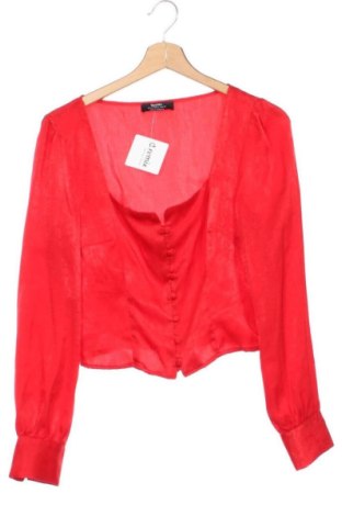 Dámska košeľa  Bershka, Veľkosť S, Farba Červená, Cena  23,80 €