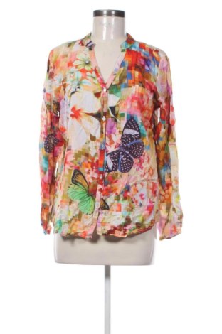 Γυναικείο πουκάμισο Desigual, Μέγεθος XL, Χρώμα Πολύχρωμο, Τιμή 33,99 €