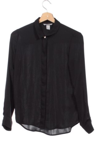 Cămașă de femei H&M, Mărime XS, Culoare Negru, Preț 67,77 Lei