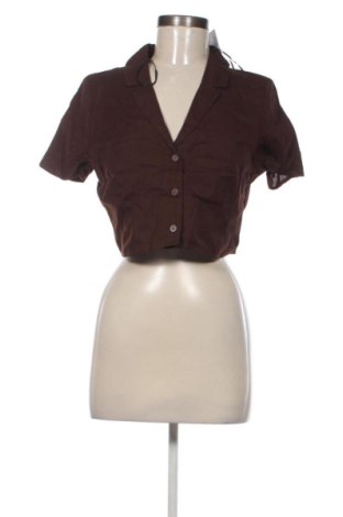 Дамска риза H&M Divided, Размер M, Цвят Кафяв, Цена 13,29 €