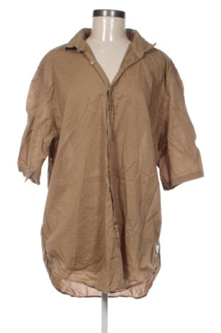 Γυναικείο πουκάμισο Portofiori, Μέγεθος XXL, Χρώμα Καφέ, Τιμή 13,00 €