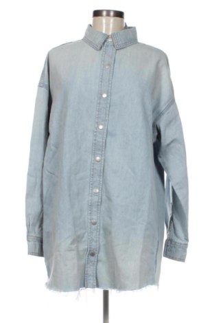 Γυναικείο πουκάμισο Pull&Bear, Μέγεθος M, Χρώμα Μπλέ, Τιμή 24,99 €