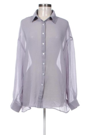 Γυναικείο πουκάμισο SHEIN, Μέγεθος M, Χρώμα Γκρί, Τιμή 5,41 €