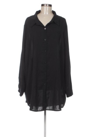 Γυναικείο πουκάμισο SHEIN, Μέγεθος 4XL, Χρώμα Μαύρο, Τιμή 15,99 €