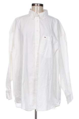 Γυναικείο πουκάμισο Tommy Jeans, Μέγεθος XXL, Χρώμα Λευκό, Τιμή 59,99 €