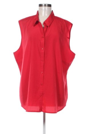 Γυναικείο πουκάμισο Unbranded, Μέγεθος 3XL, Χρώμα Κόκκινο, Τιμή 14,54 €