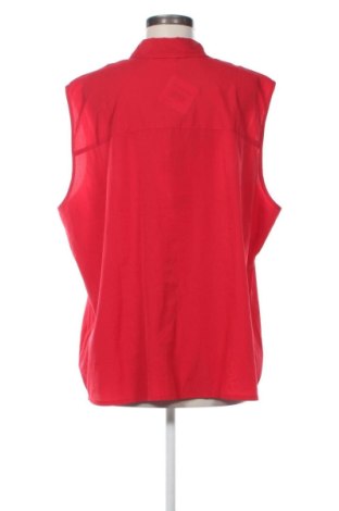 Γυναικείο πουκάμισο Unbranded, Μέγεθος 3XL, Χρώμα Κόκκινο, Τιμή 14,54 €