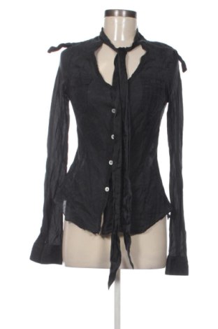 Γυναικείο πουκάμισο Unbranded, Μέγεθος L, Χρώμα Μαύρο, Τιμή 15,07 €