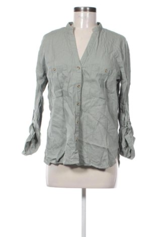 Дамска риза Zara, Размер M, Цвят Зелен, Цена 11,00 €