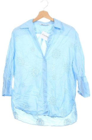 Damenbluse Zara, Größe XS, Farbe Blau, Preis 17,99 €