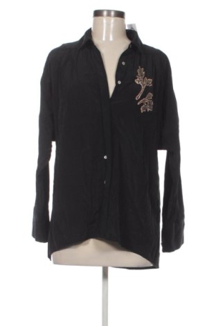 Cămașă de femei Zara, Mărime L, Culoare Negru, Preț 71,99 Lei