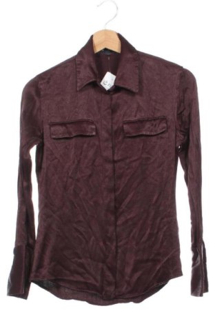 Γυναικείο πουκάμισο Zara, Μέγεθος XS, Χρώμα Κόκκινο, Τιμή 14,00 €