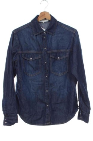 Cămașă de femei Zara, Mărime XS, Culoare Albastru, Preț 85,99 Lei