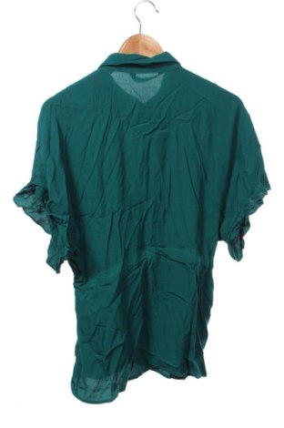 Γυναικείο πουκάμισο Zara, Μέγεθος XS, Χρώμα Πράσινο, Τιμή 14,00 €